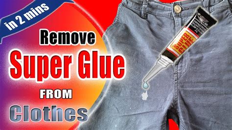 how to remove fake nail glue from clothes|remove super glue from clothes.